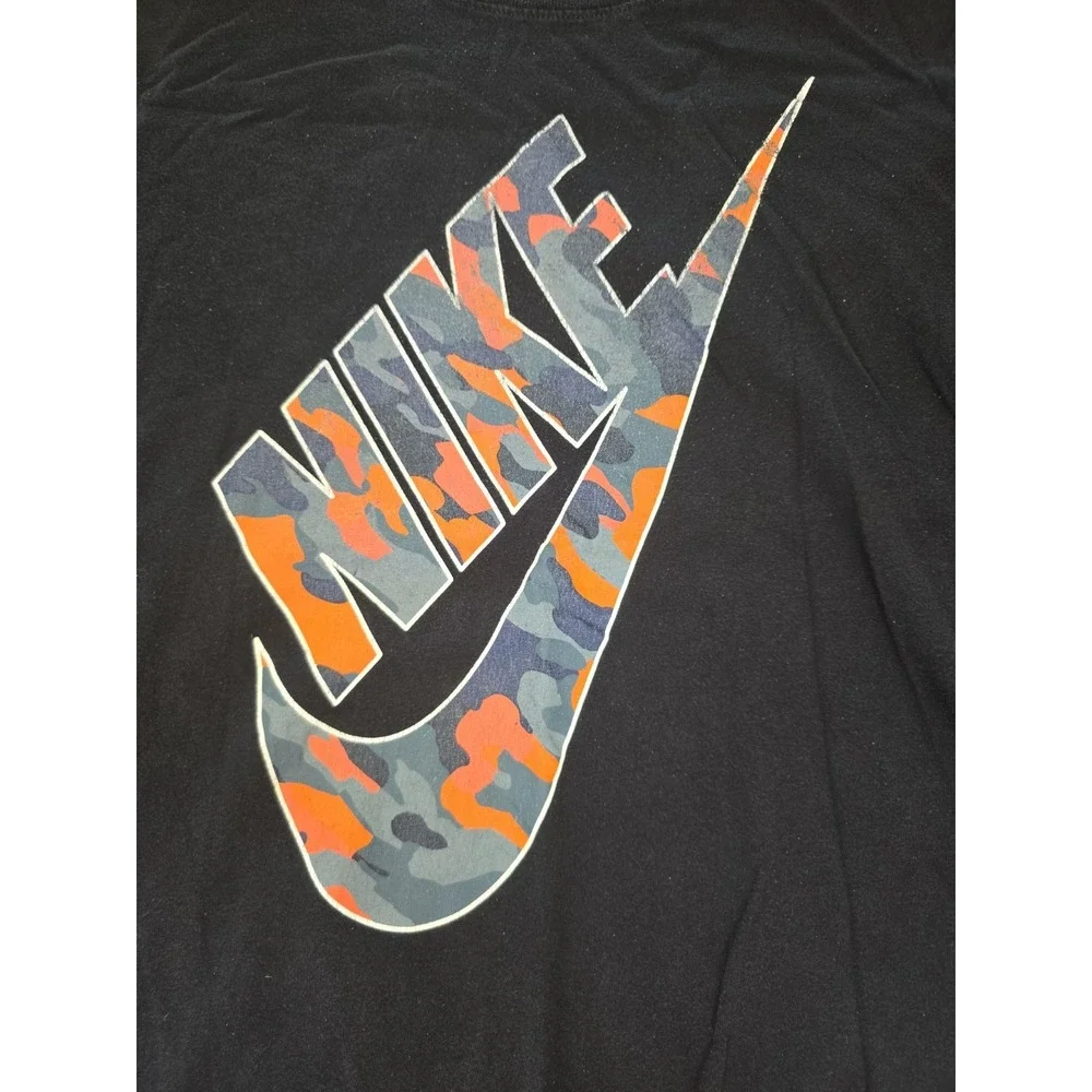 Nike Foamposite Orange Camo Shirt | Men's Medium